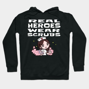 REAL HEROES WEAR SCRUBS Hoodie